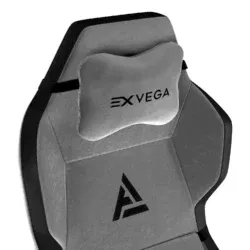 EXVEGA Andromeda 2024 Premium Kumaş Masajlı Profesyonel Oyuncu Koltuğu Gri