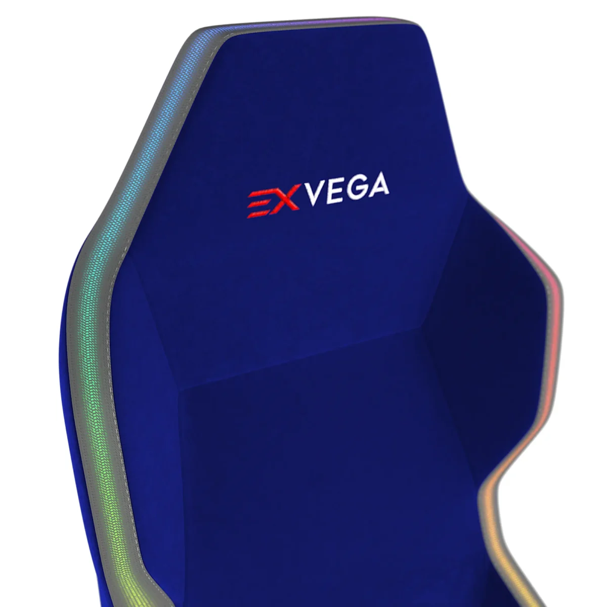 EXVEGA Lunar Active Dahili Hoparlörlü & Masajlı RGB Profesyonel Oyuncu Koltuğu Gece Mavisi