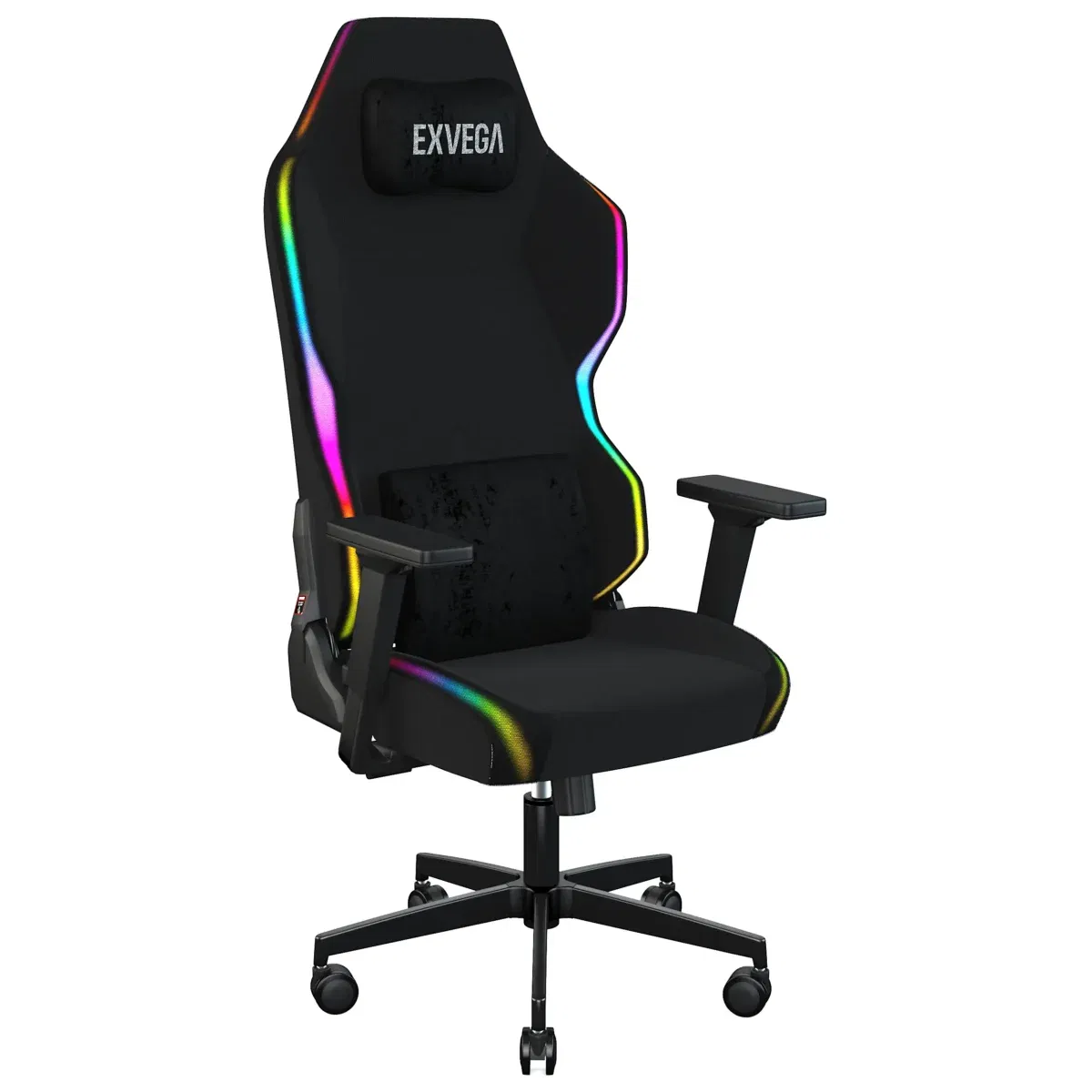 EXVEGA Lunar Active Kumaş RGB Oyuncu Koltuğu Siyah - Görsel 7