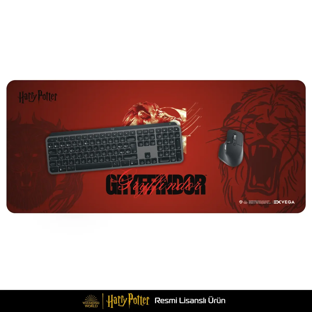 EXVEGA Harry Potter Gryffindor Mousepad XXL 90x40