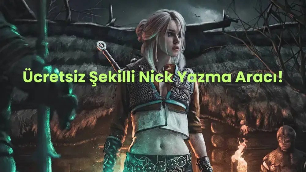 Şekilli nick yazma