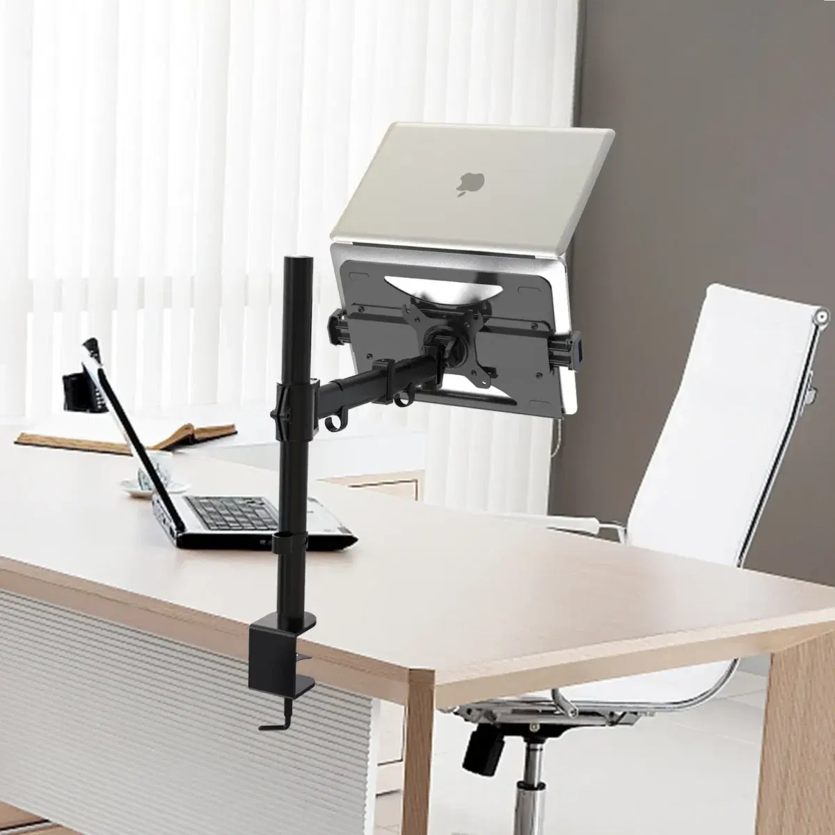 EXVEGA Ayarlanabilir Aliminyum Laptop Standı Vesa Bağlantılı Monitör Kolu Uyumlu EX789 - Görsel 3