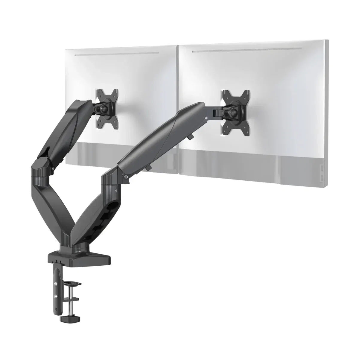 EXVEGA 15-32″ LCD / LED İkili Monitör Tutucu Kol Amortisörlü Vesa Monitör Standı EX787 - Görsel 8