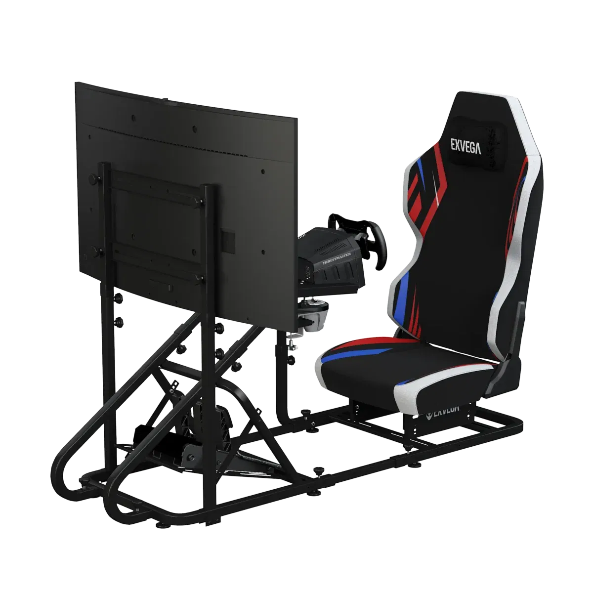 EXVEGA Sim Racing Yarış Simülatörü Kokpiti SR01 - Görsel 3