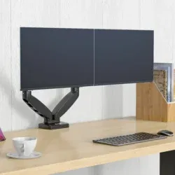 EXVEGA Amortisörlü İkili Monitör Kolu 15-27" - Görsel 5