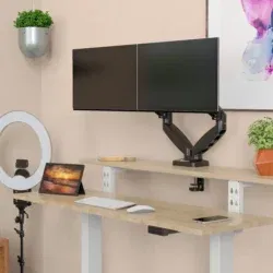 EXVEGA Amortisörlü İkili Monitör Kolu 15-27" - Görsel 7